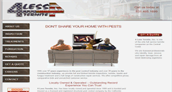 Desktop Screenshot of 4lesstermite.com